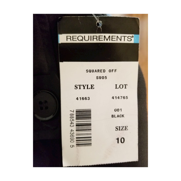 Requirements Capri Black Women's Pants Size 10 34X19 IN - Picture 7 of 7